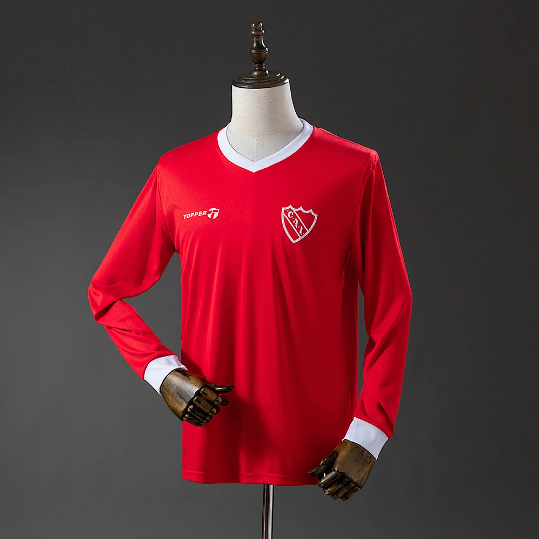 CA Independiente 1982/1985 Home Long Sleeve Retro Jersey