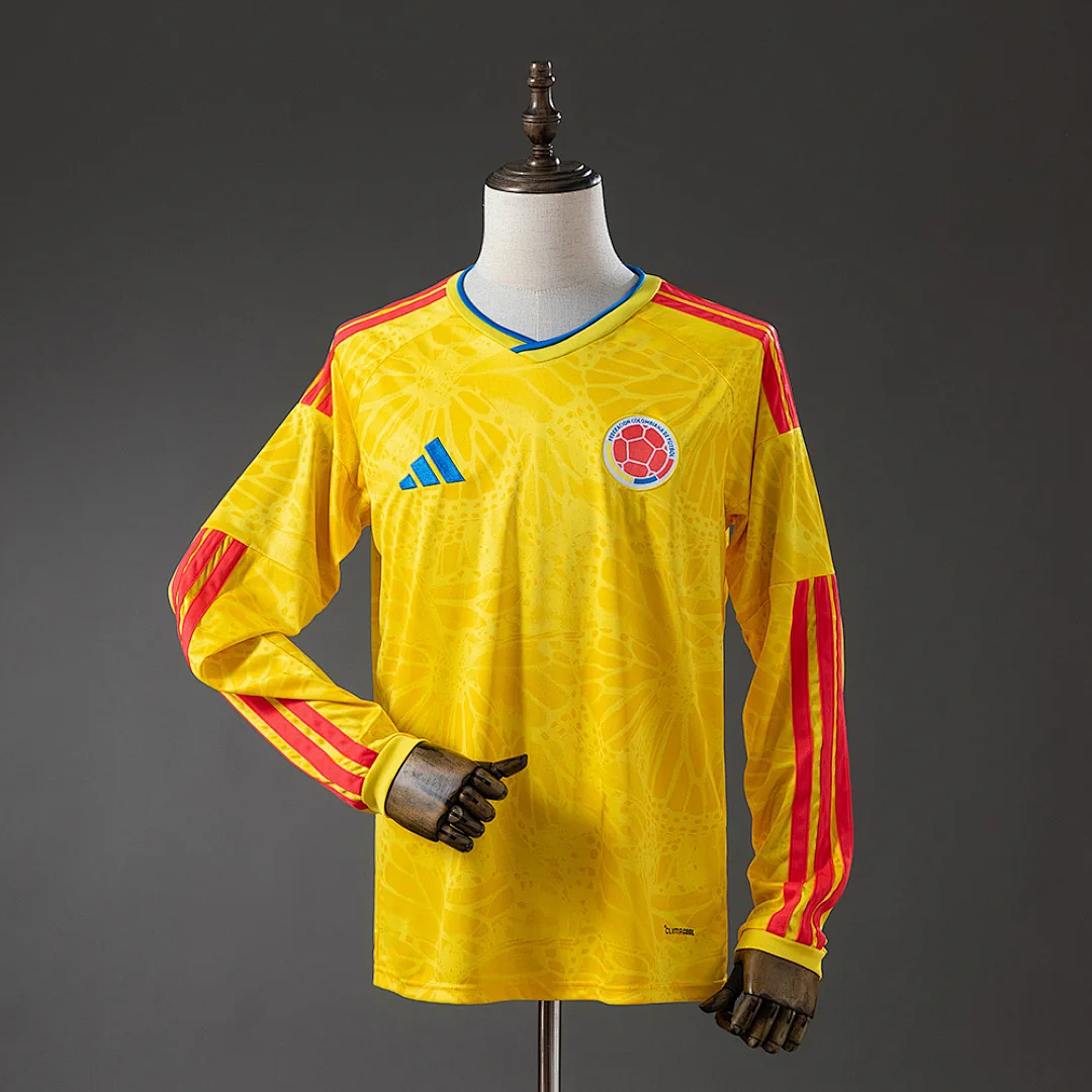 Colombia 2026 Home Long Sleeve Jersey