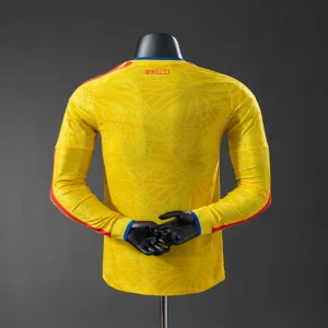 Colombia 2026 Home Long Sleeve Player Version Jersey