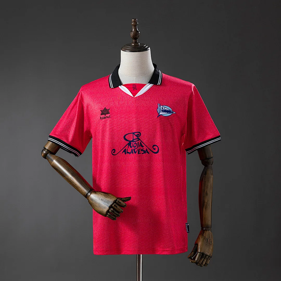 Deportivo Alavés 2000/2001 UEFA Cup Away Retro Jersey