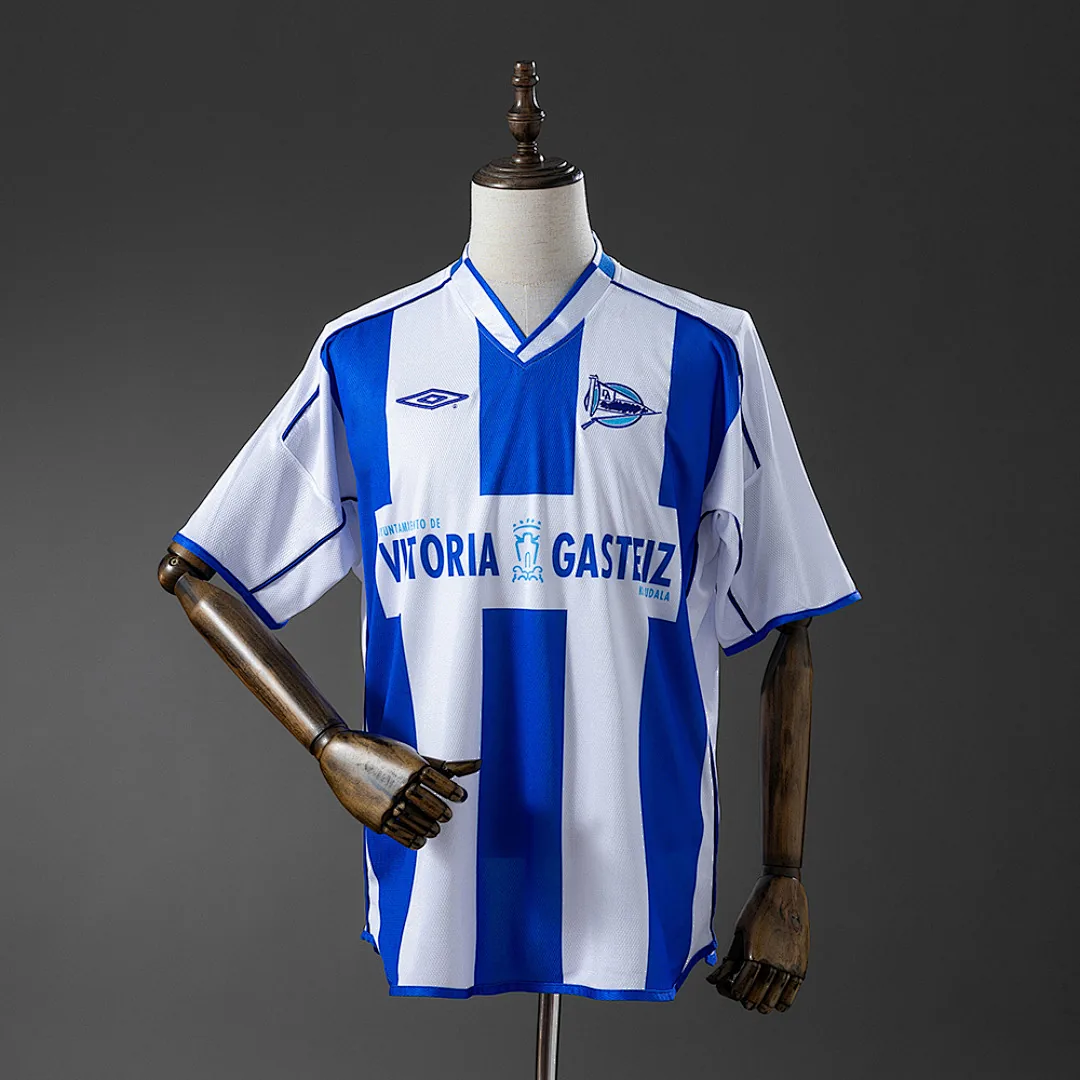 Deportivo Alavés 2003/2004 Home Retro Jersey