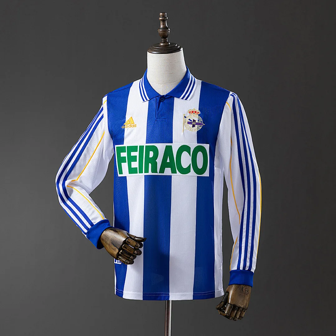 Deportivo La Coruna 1999/2000 Long Sleeve Retro Jersey