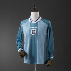 England 1996 Long Sleeve Retro Jersey