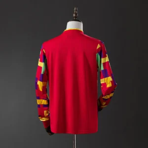 England 1996 Goalkeeper Long Sleeve Retro Jersey
