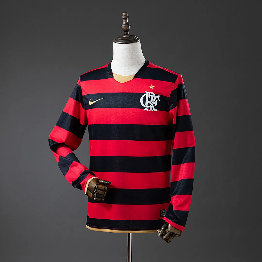 Flamengo 2008/09 Home Long Sleeve Retro Jersey