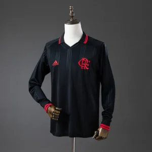 Flamengo 2019/20 Black Classic Edition Long Sleeve Retro Jersey