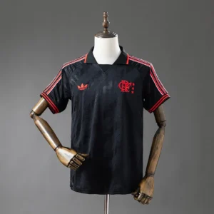 Flamengo 2025/2026 Lifestyler Retro - Black Jersey