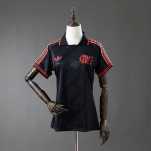 Flamengo 2025/2026 Lifestyler Retro - Black Women's Jersey