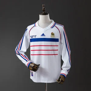 France 1998 Away Long Sleeve Retro Jersey