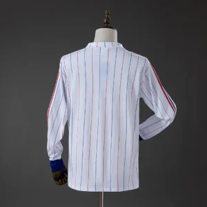 Frence 1980/1982 Away Long Sleeve Retro Jersey