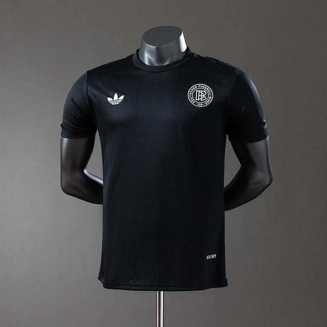 Germany 125th Anniversary Edition Black Player Version Jersey