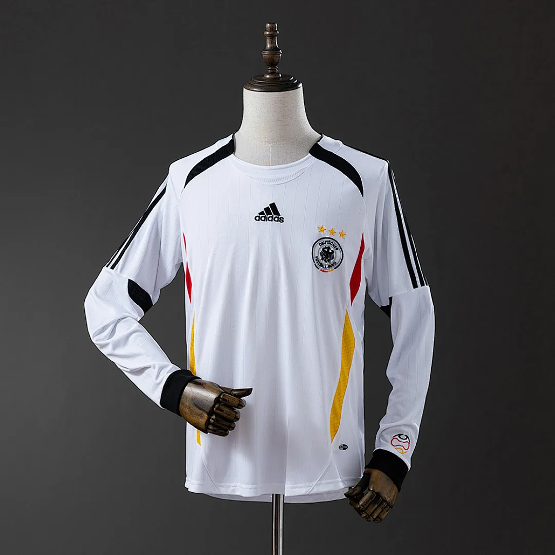 Germany 2006 Home Long Sleeve Retro Jersey