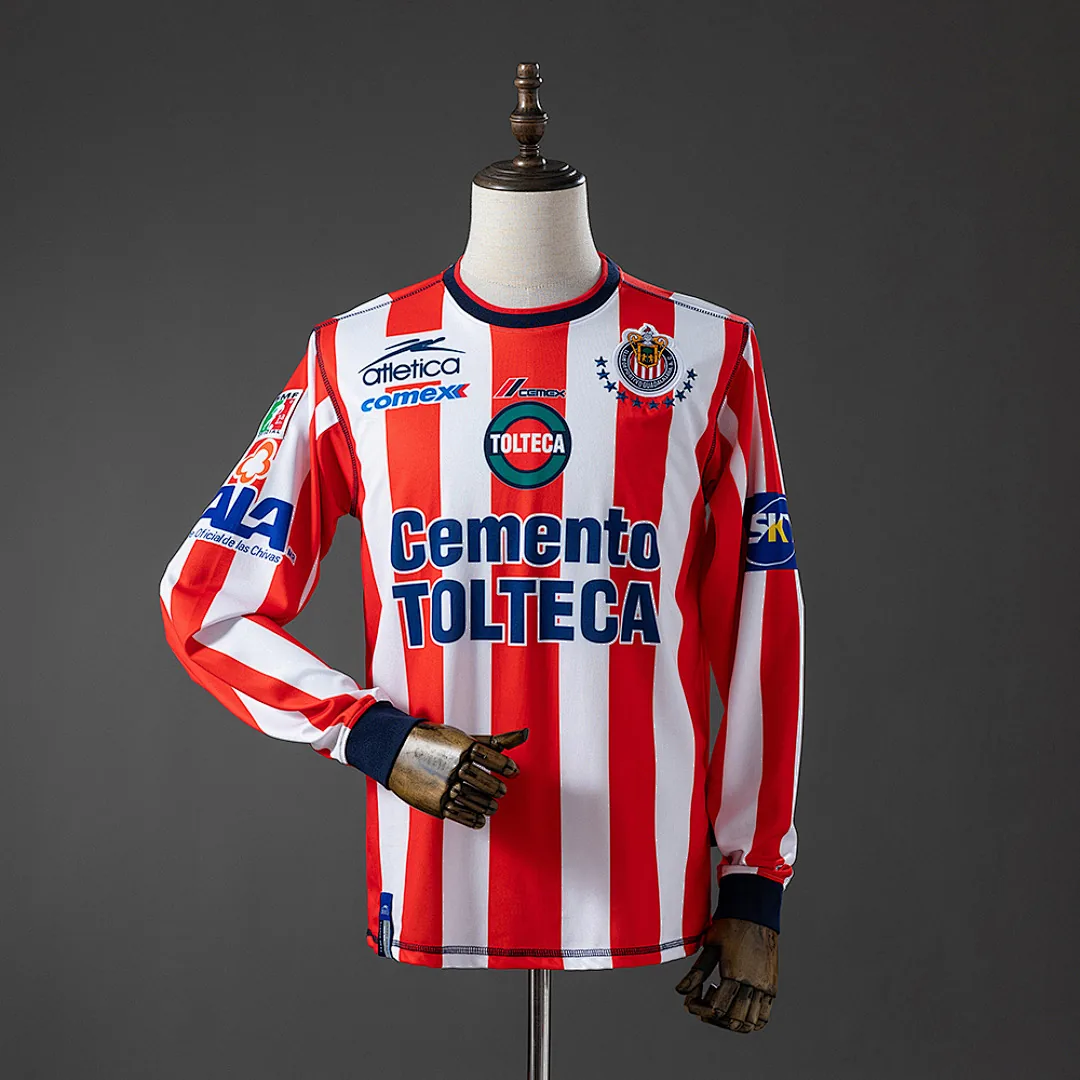 Guadalajara 2002/2003 Home Long Sleeve Retro Jersey