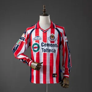 Guadalajara 1999/2000 Home Long Sleeve Retro Jersey