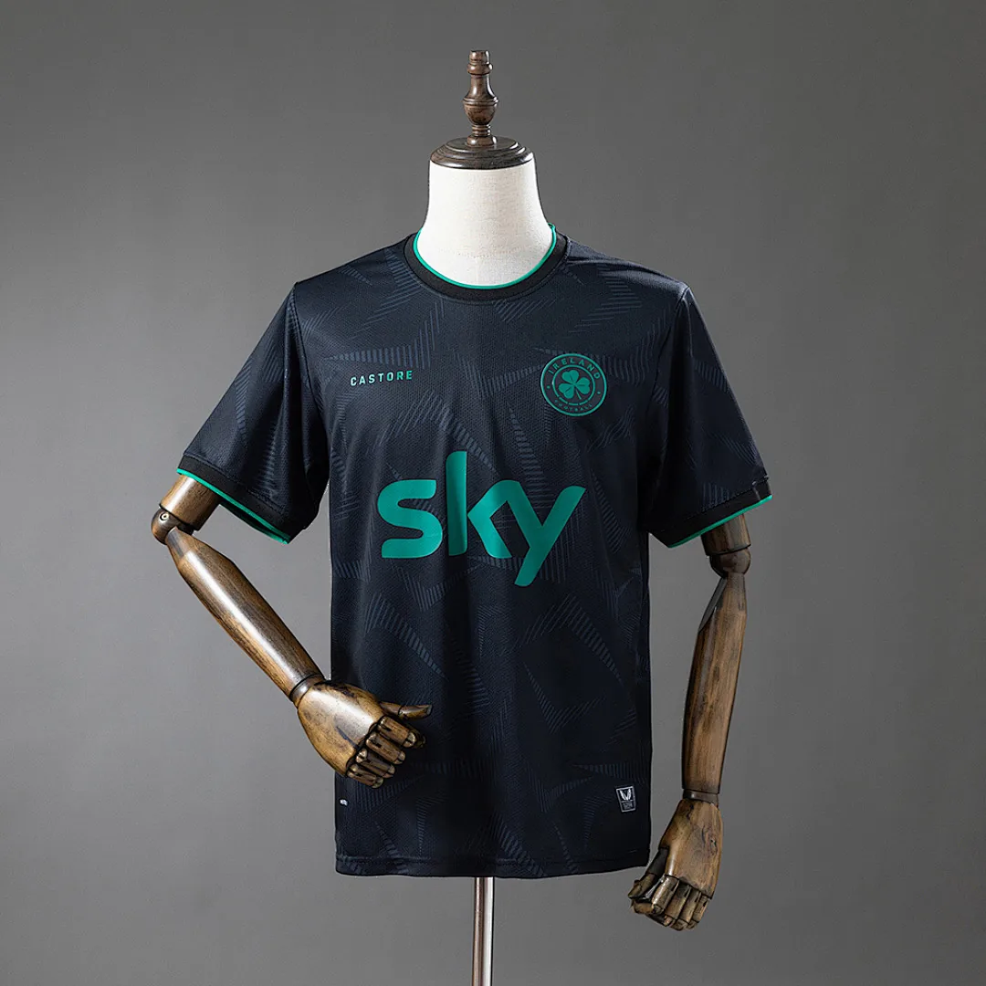 Ireland 2025 Invisible Black Jersey