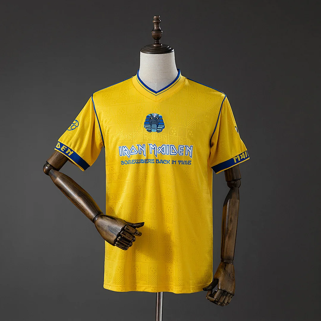 Iron Maiden x West Ham United 2008 Retro Yellow Jersey