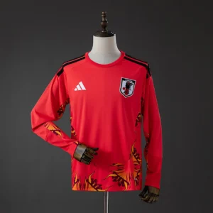 Japan 2026 Goalkeeper - Red Long Sleeve Jersey