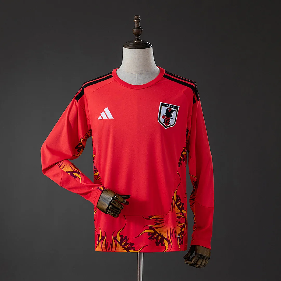 Japan 2026 Goalkeeper - Red Long Sleeve Jersey