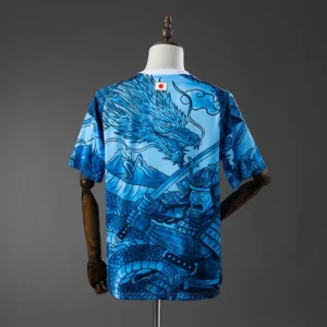 Japan 2025/2026 Samurai and Blue Dragon Pattern Jersey