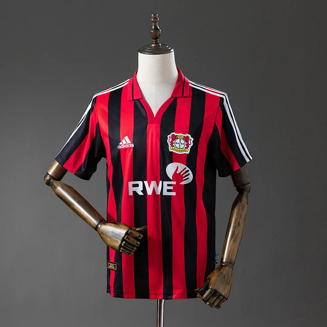 Leverkusen 2001/2002 Home Retro Jersey