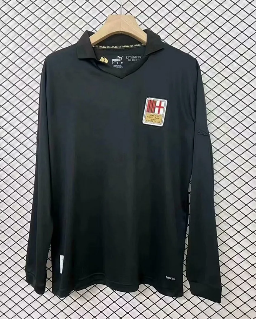 Long Sleeve 2024/2025 AC Milan 125th Anniversary Black Jersey