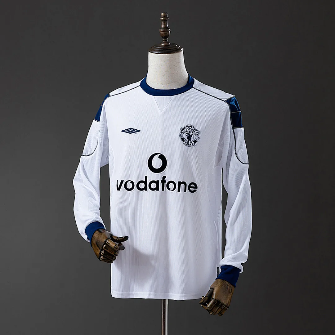 Manchester United 2000/2001 Away Long Sleeve Retro Jersey