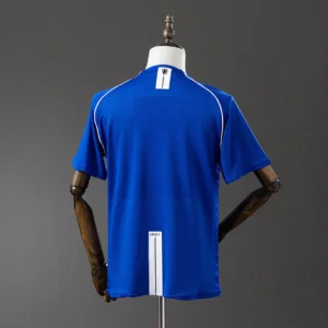 Manchester United 2007/2008 Goalkeeper Blue Retro Jersey