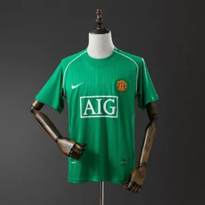 Manchester United 2007/2008 Goalkeeper Retro Jersey