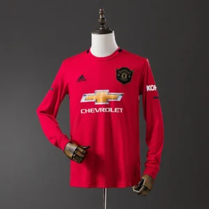 Manchester United 2019/2020 Home Long Sleeve Retro Jersey