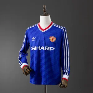 Manchester United 1986/88 Second Away Long Sleeve Retro Jersey