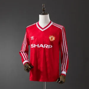 Manchester United 1986/88 Second Away Long Sleeve Retro Jersey