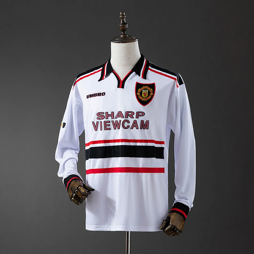 Manchester United 1998/99 Away Long Sleeve Retro Jersey