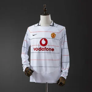Manchester United 2003/05 Away Long Sleeve Retro Jersey
