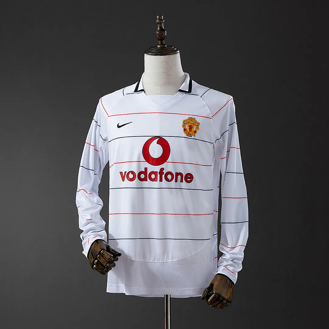 Manchester United 2003/05 Away Long Sleeve Retro Jersey