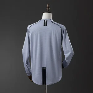 Manchester United 2007 Goalkeeper Grey Long Sleeve Retro Jersey