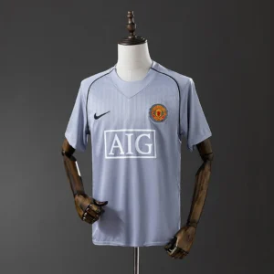 Manchester United 2007 Goalkeeper Grey Retro Jersey