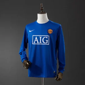 Manchester United 2008/09 Second Away Long Sleeve Retro Jersey