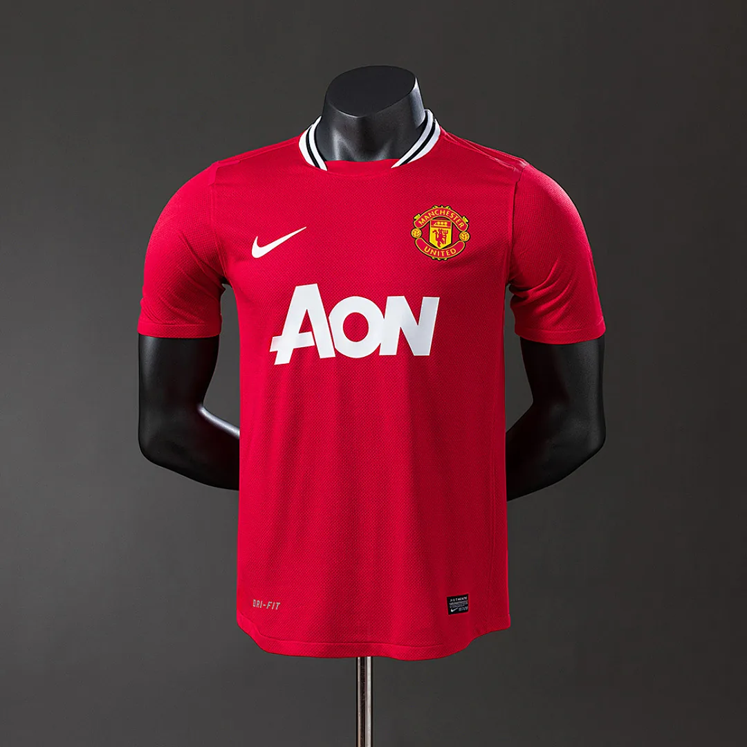 Manchester United 2011/12 Player Version Retro Home Jersey