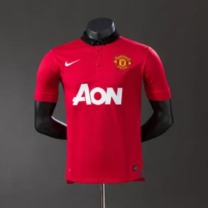 Manchester United 2013/14 Player Version Retro Home Jersey