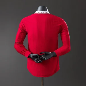 Manchester United 2022/2023 Home Long Sleeve Player Version Retro Jersey