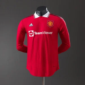 Manchester United 2022/2023 Home Long Sleeve Player Version Retro Jersey