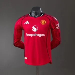 Manchester United 2025/2026 Long Sleeve Jersey