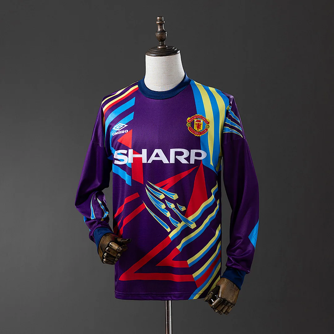 Manchester United 1992/1994 Goalkeeper Long Sleeve Retro Jersey