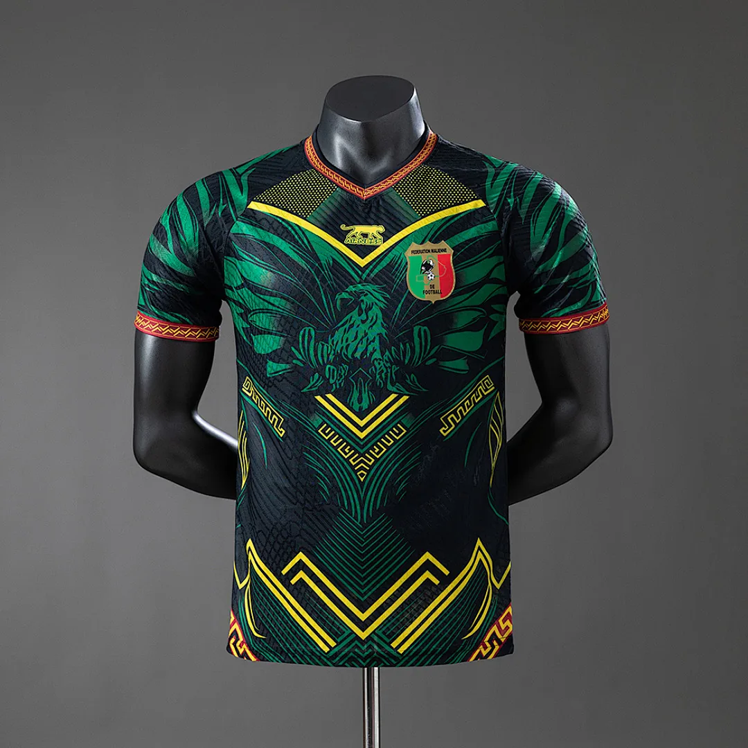 Mali 2025/2026 BlackGreen Player Version Jersey