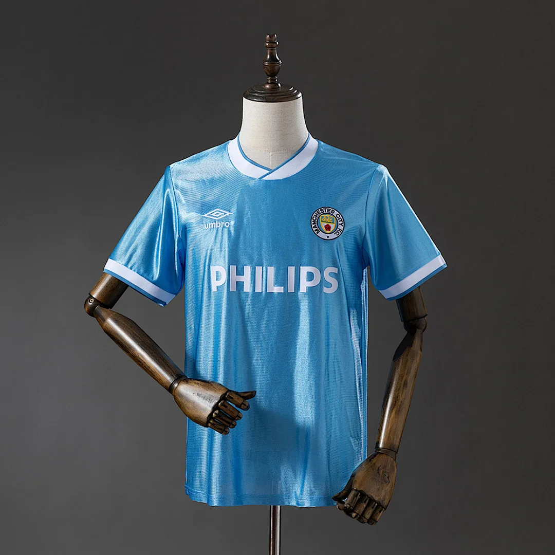 Manchester City 1986/1987 Home Retro Jersey
