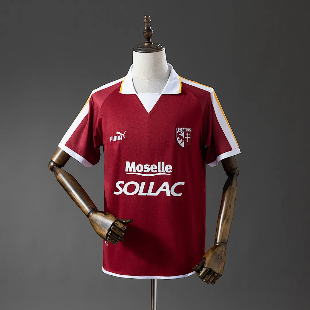 Metz 2003/2004 Red Retro Jersey