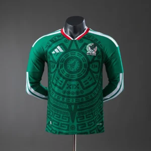 Mexico 2026 Home Long Sleeve Player Version Jersey