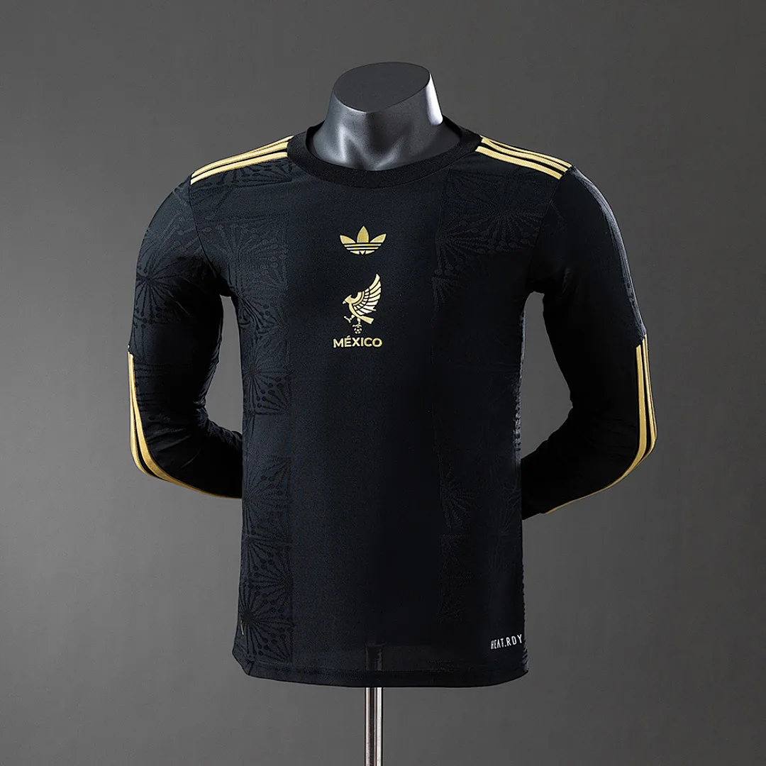 Mexico 2025/2026 Special Edition Black Long Sleeve Player Version Jersey