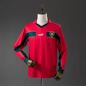 Morocco 1998 Long Sleeve Retro Jersey