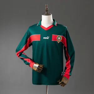 Morocco 1998 Long Sleeve Retro Jersey